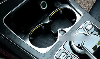 

2015-2016 for Mercedes Benz GLC Class X205 Steel Console Cup Holder Cover Trim