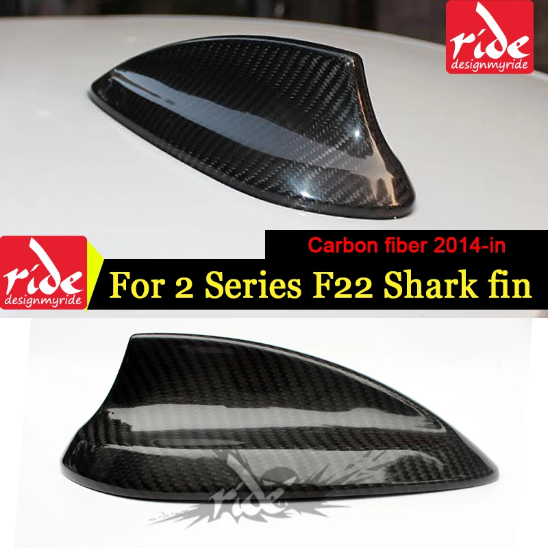 

Fits For BMW F22 Antenna Shark Fin Cover Carbon Fiber 2-Series 220i 228i 230 235i Car Roof Antenna Cover Shark Fin A-Style 2014+