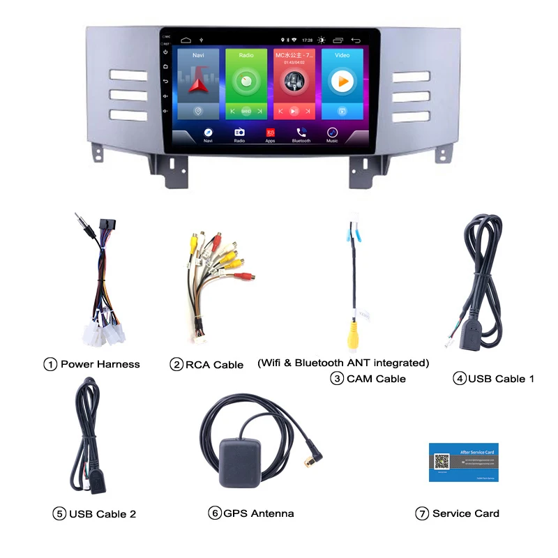 Best Car Android 8.1 Multimedia Player for TOYOTA Reiz 2005-2009 GPS Navigation Device USB bluetooth steering wheel control support 4