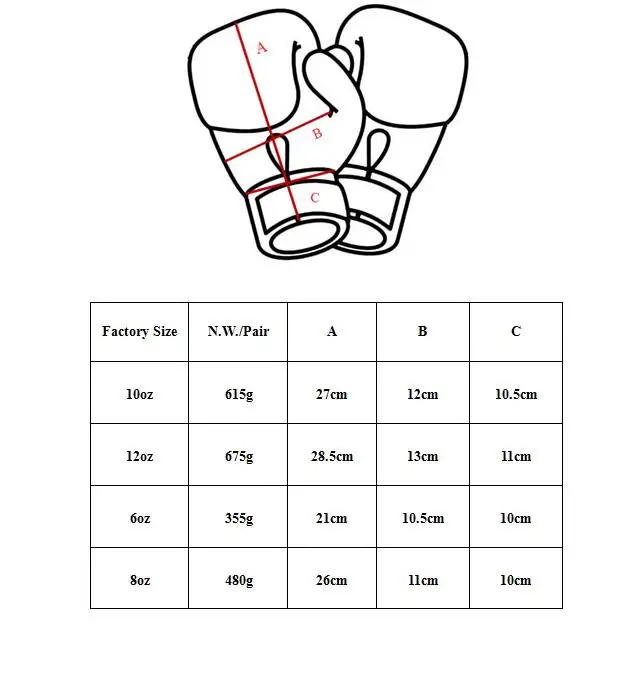 Goede 6 8 10 12 14 Oz Kids Vrouwen Mannen Bokshandschoenen Sanda Sparring Muay Thai mma Karate Punch Training Mitts Kickboksen Boxe De Luva Deo