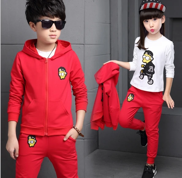 

2016 autumn and winter new boys and girls Korean cartoon little yellow cotton movement