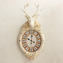 Crafts Arts Home decoration Silent watch clock European living fashion creative guabiao modern clock quartz clock simulation dee