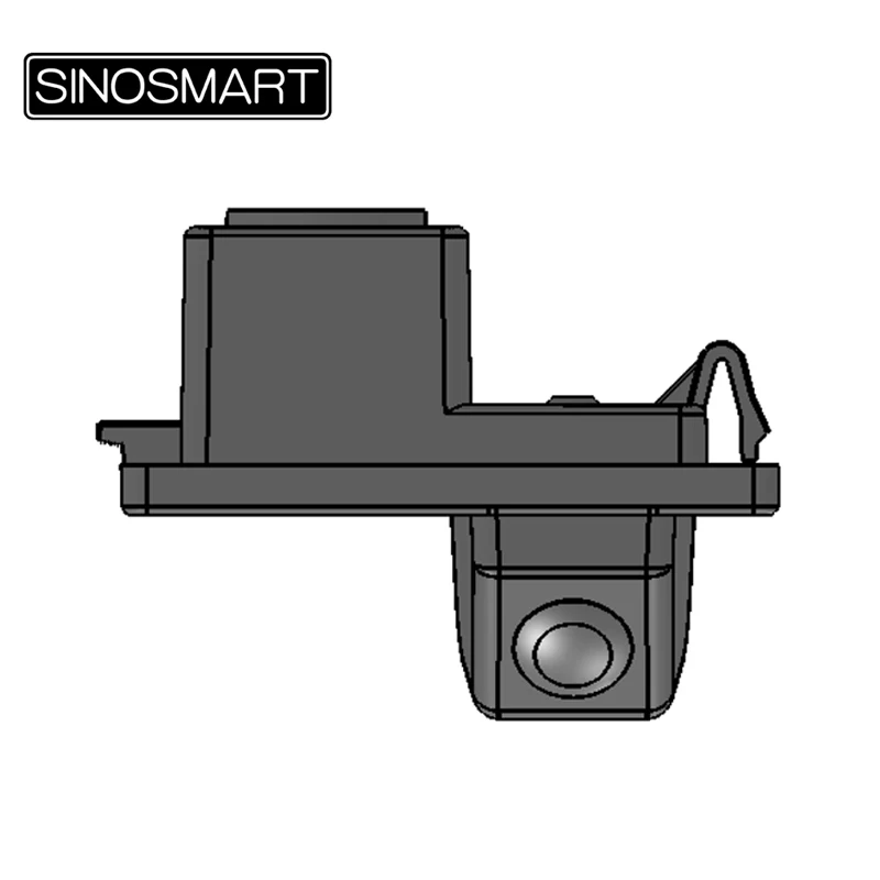 Sinosmart в ассортименте камера заднего вида для Ssangyong Korando REXTON W Kyron установка в номерной знак светильник отверстие