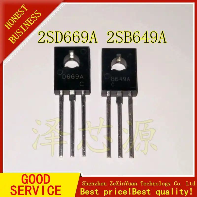 5pairs D669A Brand New 2SB649A 10pcs 2SD669A Transistors B649A