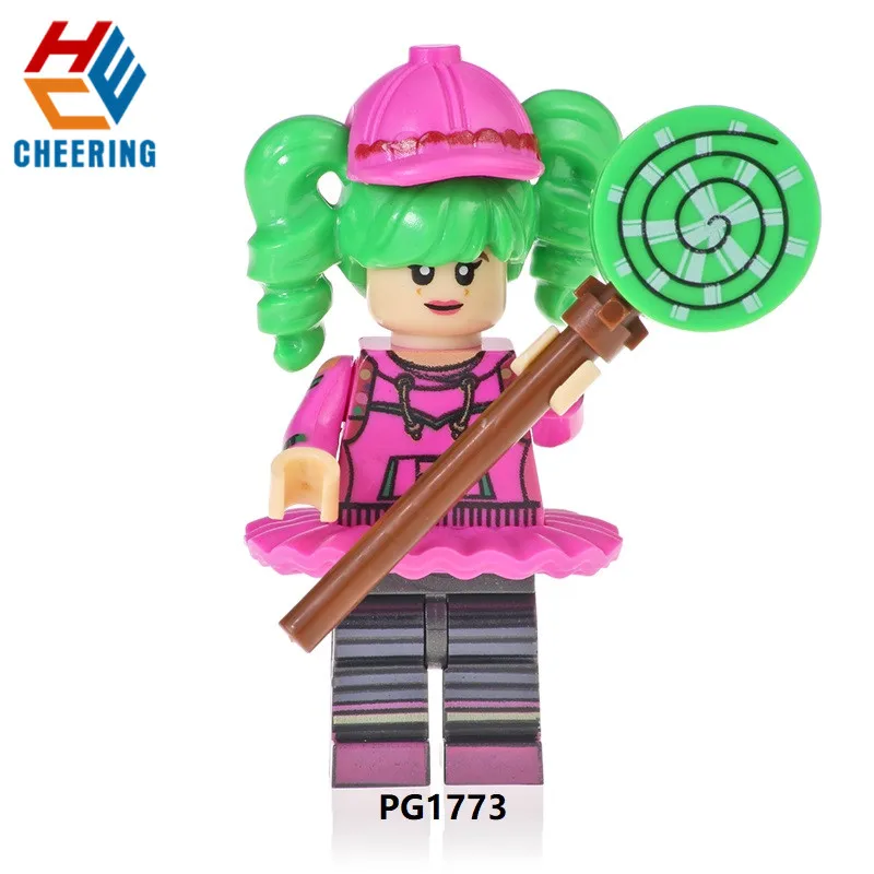 

Single Sale Building Blocks Game Plastic Default Skin Tekinque Cuddle Team Leader Zoey Bricks Models Toys For Children PG1773