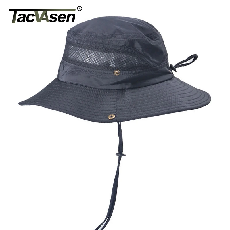 

TACVASEN Military Tactical Sniper Caps Men Summer Sun Protection Boonie Hats Adjustable Army Work Fish Shoot Bucket Hats Caps