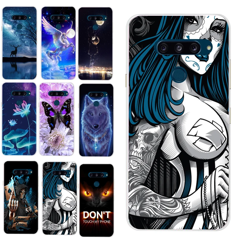 Чехол Blue Hair Art Girl для LG K10 Q7 Plus Q7Plus Alpha X5 2018 K11 K11Plus K30 X Power 3 V40 G8 чехол ThinQ|Бамперы| |
