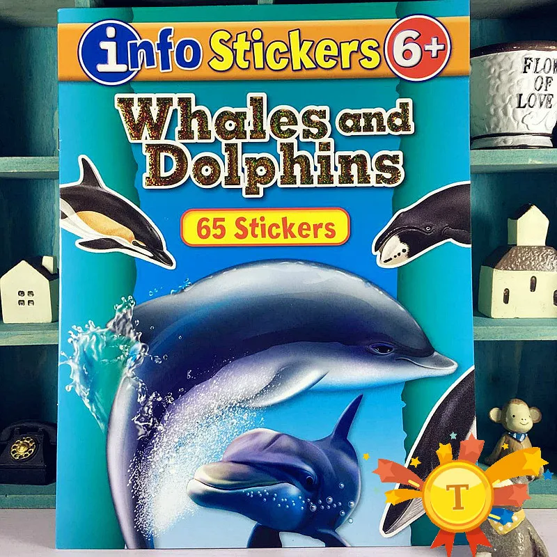 

Baby Leaning English Story Book with Reusable Stickers Dinosaur Sticker Books for Preschool Early Learning Educational Toy