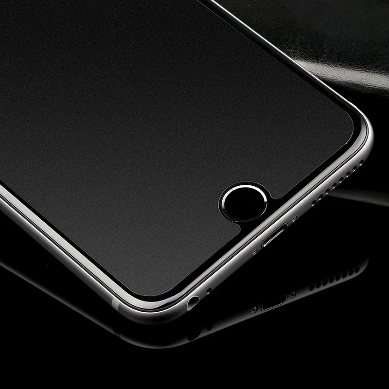 Матовое высококачественное закаленное стекло без отпечатков пальцев для iPhone 4, 4S, 5S, SE, 5, 5C, 6, 6 S, 7 Plus, защита экрана, олеофобное покрытие, Стекло 9H