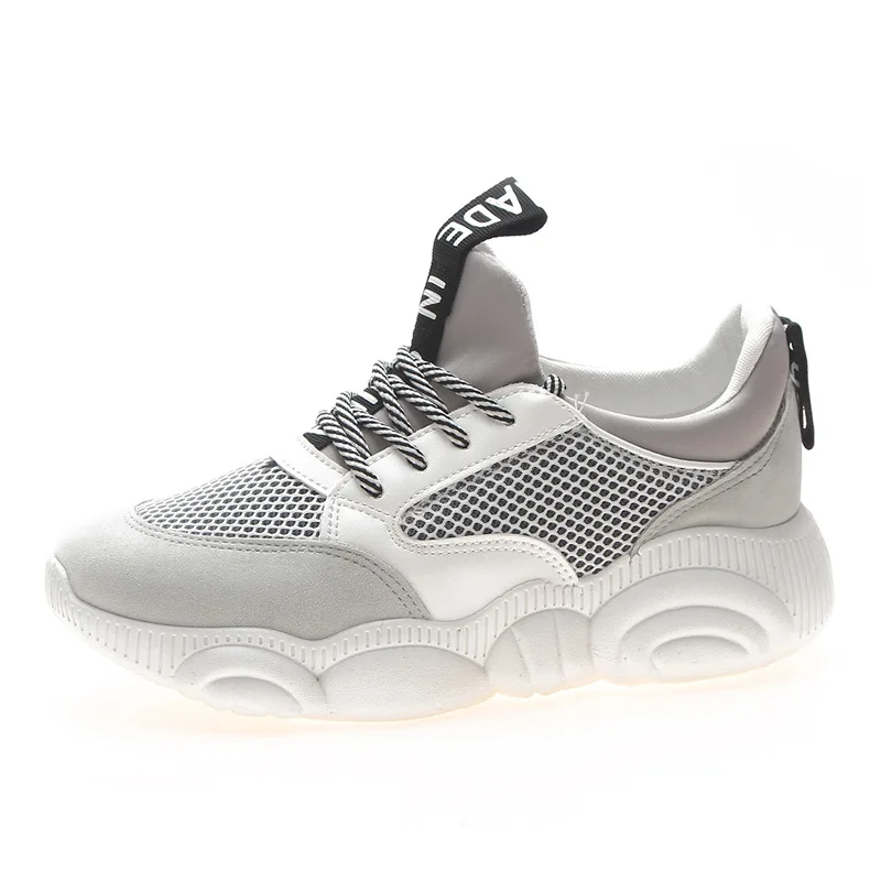

HOT Fashion Summer Women's Sports Shoes Breathable Mesh Sneaker Vulcanized Shoe Casual Chunky Sneakers Mesh Female Walking Shoes
