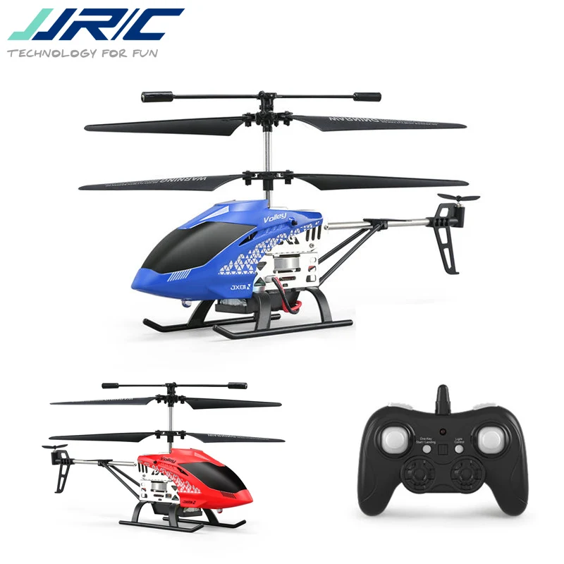 

In Stock JJRC JX01 2.4G 3.5CH 6-Axis Gyro With Altitude Hold Alloy RC Helicopter For Kids Children Gift Present Blue Red