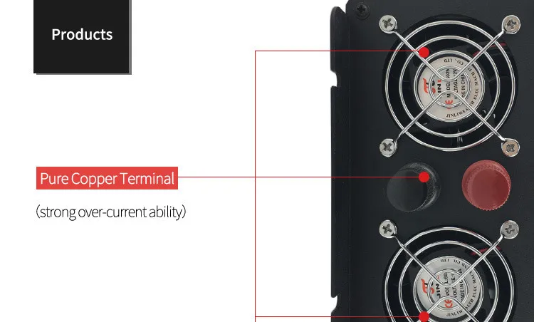 800 Вт Чистая синусоида солнечный инвертор переменного тока DC 12V 24V 48V к переменному току 110V 220V