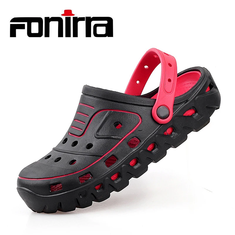 

FONIRRA Clogs Summer Men's Slippers Soft Bottom Non-slip Beach Shoes Flip Flops Casual Men Shoes Garden Fashion Eva Slipper 501