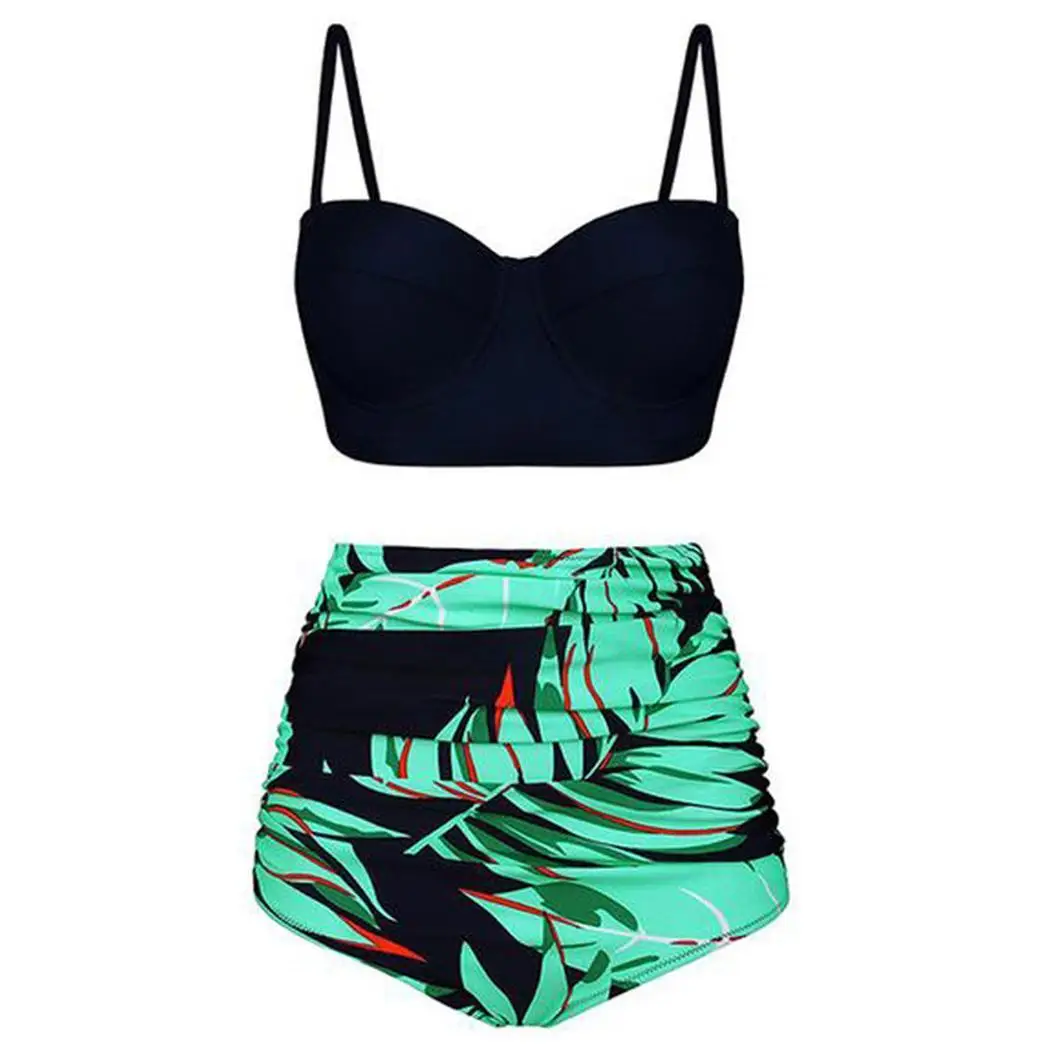

Women Summer Sexy Swimsuit Push Up Bikini Set Bathing Adjustable Shoulder Straps Beachwear Swimwear Elastic