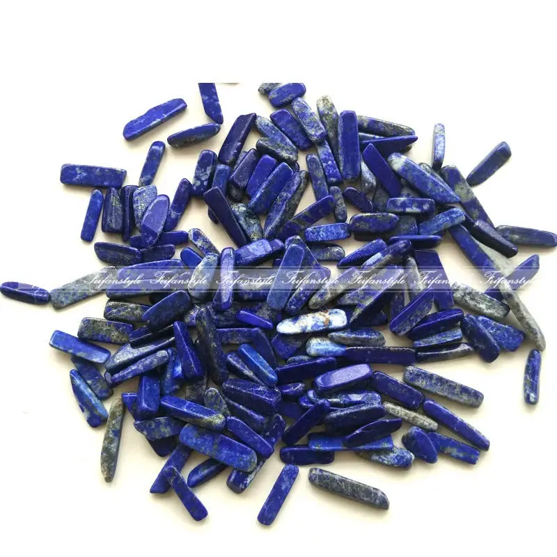 

50g Natural Long Lapis Lazuli Quartz Crystal Wand Points Healing Gemstone Wand Natural stones and minerals