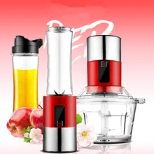 Многофункциональный небольшой-весы инструменты для приготовления пищи машина электрическая мясорубка еда машина для добавок отжимное устройство дорожный термос 220 V 300 W