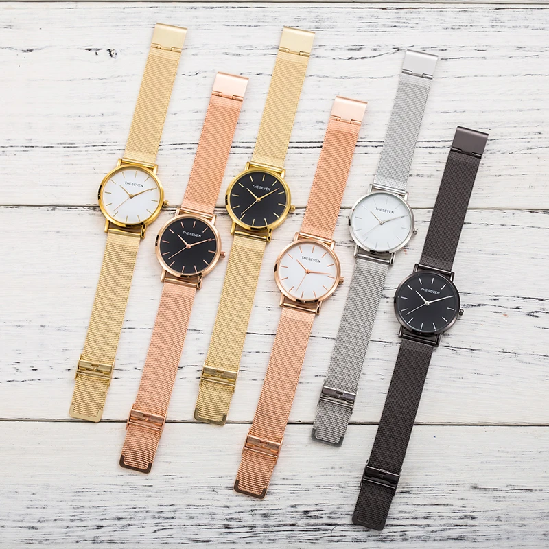 

LeeEv Brand Stylish Fashion Stainless Steel Bands Womens Watches for Women Fashion Jewelry relogio feminino