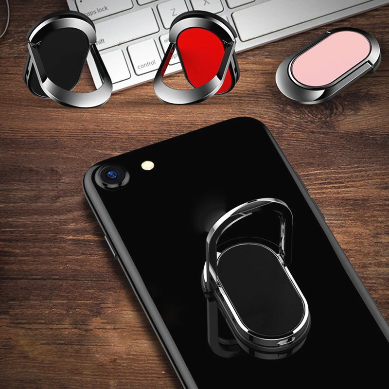 Syrinx Finger Ring Mobile Phone Smartphone Stand Holder For iPhone X XS MAX Xiaomi IPAD Smart Phone Car Mount Stand For Samsung