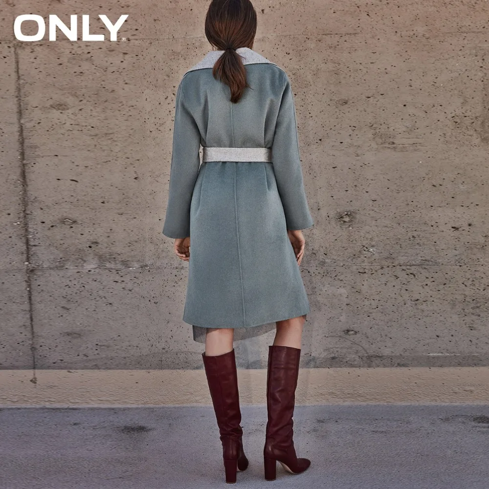 Kopen Alleen Vrouwen Winter Nieuwe Stijl Wol Lange Dubbelzijdig Wollen Jas Wearable Op Beide Zijden Tie Up Riem | 11834S536