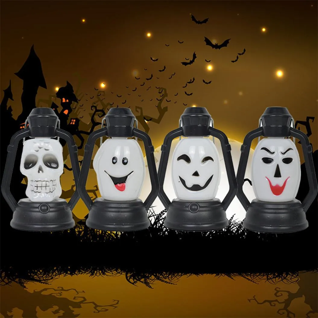 

Halloween Colorful LED Skull Night Light Fashion Decoration Light Indoor Party Decor Halloween Party Hanging Ghost Toy Kids Gift