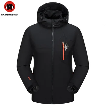 

Spring Outdoor Men's Soft shell Windbreaker Jacket Quick-dry Windproof Thermal Outdoor Jacket Hiking Cycling Fishing Jacket