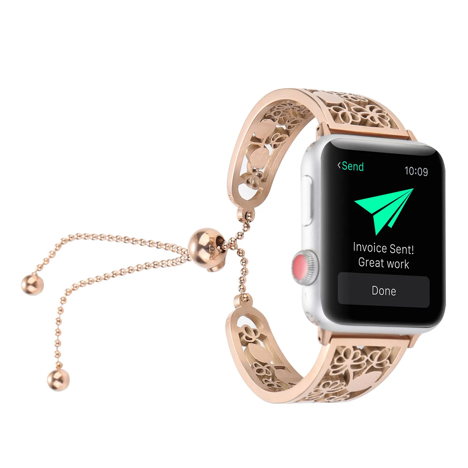 Ремешок для iWatch Apple Watch Band 38 мм 42 сменный Браслет девушек из нержавеющей стали 3 2