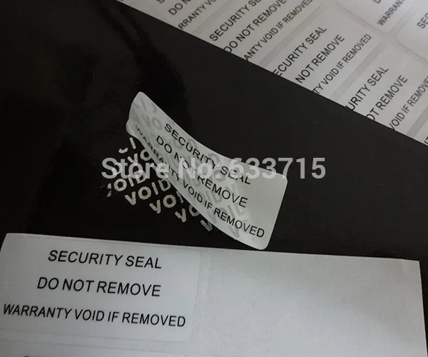 

USD 52 /500 PIECES 20*45mm VOID warranty label security seal