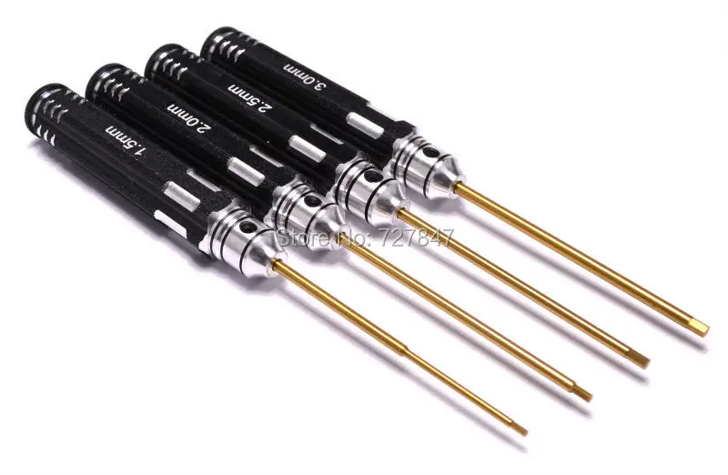 

NEW RC Tools hex screw driver Head Hex Screw Driver Tools Set Kit 1.5 2.0 2.5 3.0mm screwdriver For FPV helicopter toys