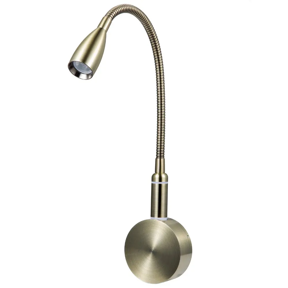 Meanyee 3W CREE Wall Mounted Reading Lamp Flexible Bedside Lights With