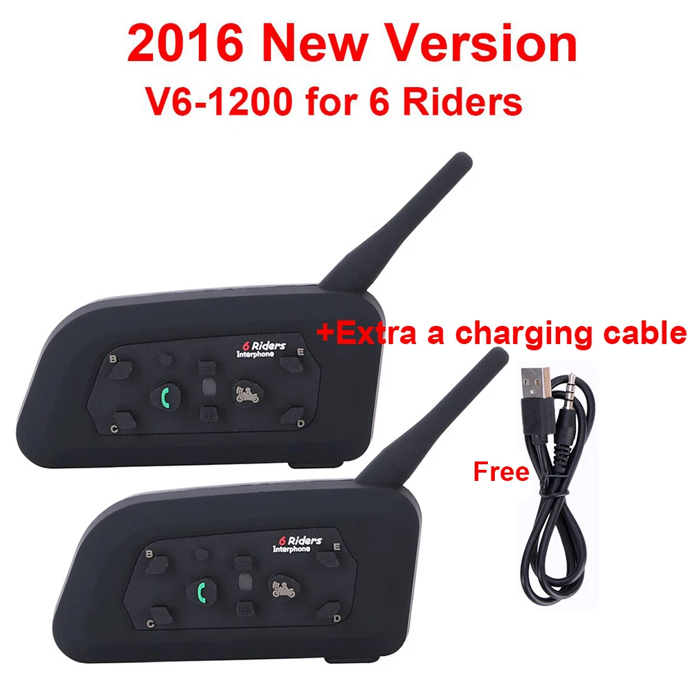 Prix pour 2 pcs v6 multi bt interphone 1200 m moto bluetooth casque intercom intercomunicador moto interfones casque pour 6 rider Prix pour 2 pcs v6 multi bt interphone 1200 m moto bluetooth casque intercom intercomunicador moto interfones casque pour 6 rider