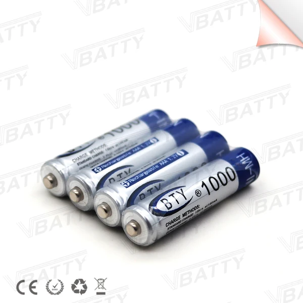 BTY AAA 1.2V NI-MH 1000mah 1