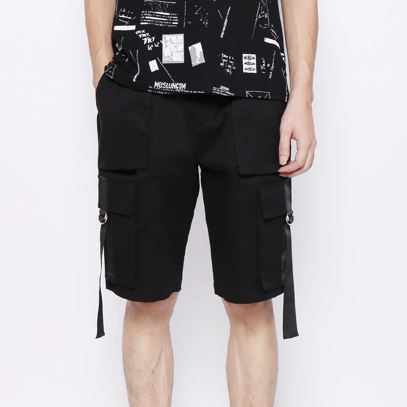 Г. Новая мужская одежда стилист GD модные оригинальные Свободные multi Сумка металлической пряжкой хип-хоп шорты плюс Размеры костюмы 27-44