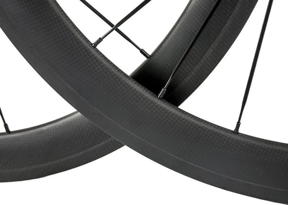 Flash Deal 1 pair New 700c Tubular Carbon Wheels 50mm Matte Road Wheelset with Black spokes Black Hub 5 Flash Deal 1 pair New 700c Tubular Carbon Wheels 50mm Matte Road Wheelset with Black spokes Black Hub 5