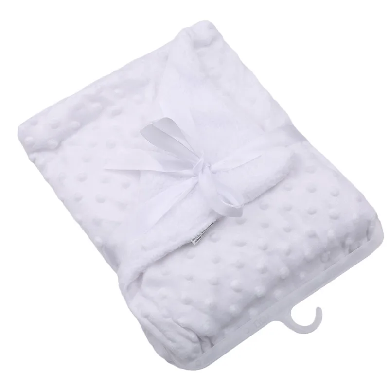 Хлопковое одеяло для новорожденных; теплое мягкое Флисовое одеяло для новорожденных; однотонная куртка для новорожденных; Новинка