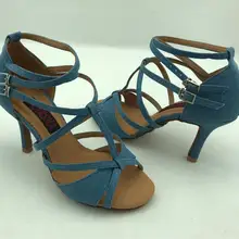 Модные и профессиональные женские туфли для латинских танцев, бальные туфли для сальсы, танцевальные туфли для латиноамериканских танцев, джинсы, свадебные и вечерние туфли 6232J