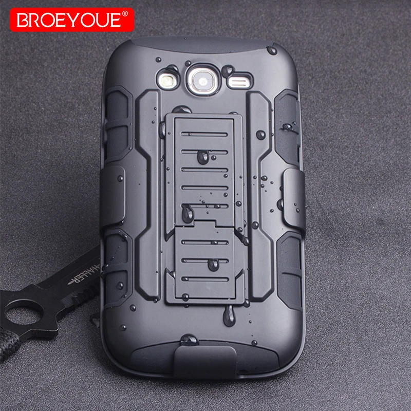 

BROEYOUE Armor Case for Samsung Galaxy Grand Duos i9082 i9080 Neo Plus i9060 i9062 Shockproof Fundas Coque Capa Para Phone Cases