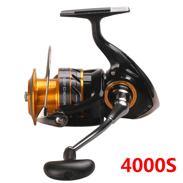 DAIWA Миссия CS 2000S 2500S 3000S 4000S спиннинговая Рыболовная катушка 4BB морской окунь кормушка для карпа переднее Тянущее колесо Moulinet Peche - Цвет: 4000S