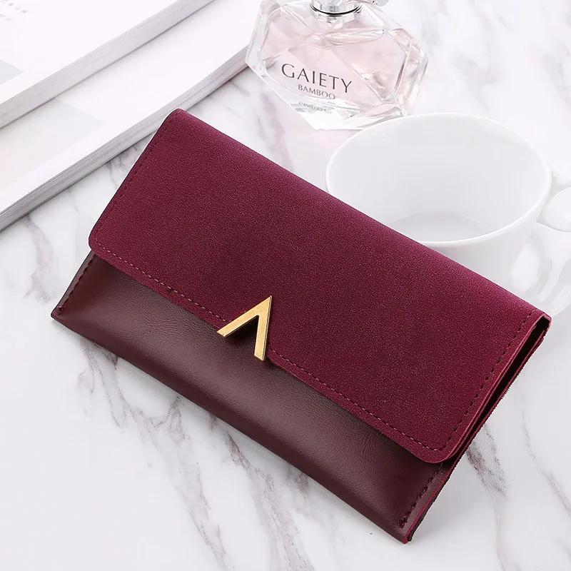 Wallet Women Purse Women's Long Purse Female Coin Purses Card Holder Money Bags Phone Wallets Brand Vintage Frosted Clutch Bag Wallet Women Purse Women's Long Purse Female Coin Purses Card Holder Money Bags Phone Wallets Brand Vintage Frosted Clutch Bag