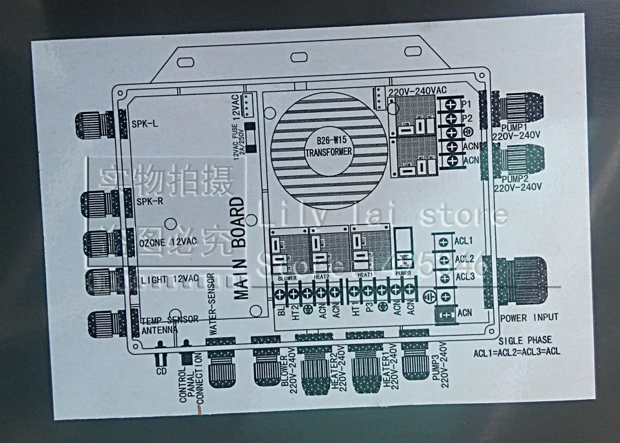 Клавишной панелью PR9130, контрольная панель заменить для ethnk гидромассажная ванна спа контроллер