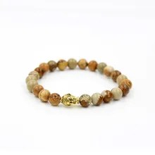 Натуральный рисунок Shi Yuanzhu сплав браслет для мужчин и женщин Fund Joker ночной ветер браслет