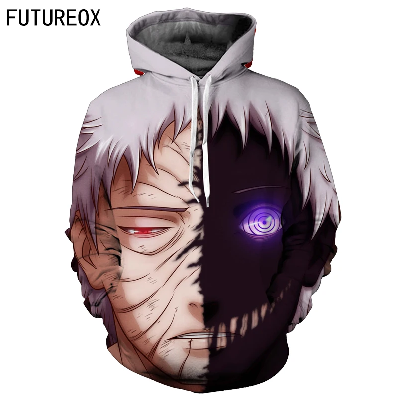 

High quality Unisex Anime Hoodies naruto Z Pocket Hooded Sweatshirts 3D Digital printing Men Women Long Sleeve casual Hoodies