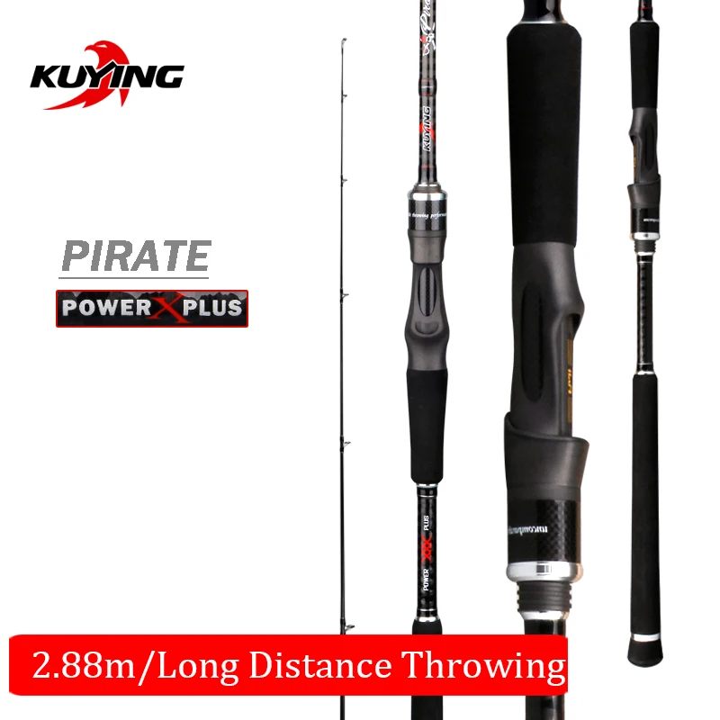 Карбоновое спиннинговое удилище KUYING Pirate 2 88 м 9 ƌ дюймов удочки для приманки