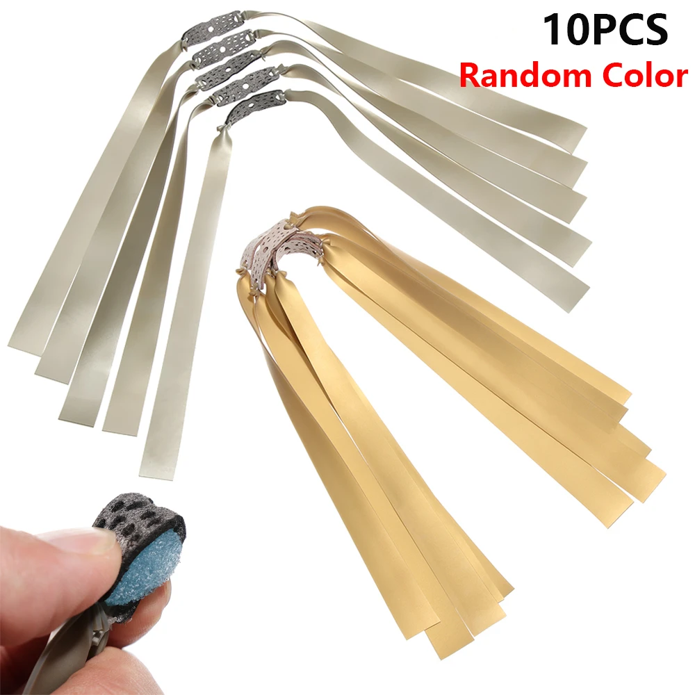 

5Pcs 1mm Thickness Slingshots Elastic Band Resilient Natural Rubber Flat Catapult Latex Tape for Hunting Wholesale Random Color