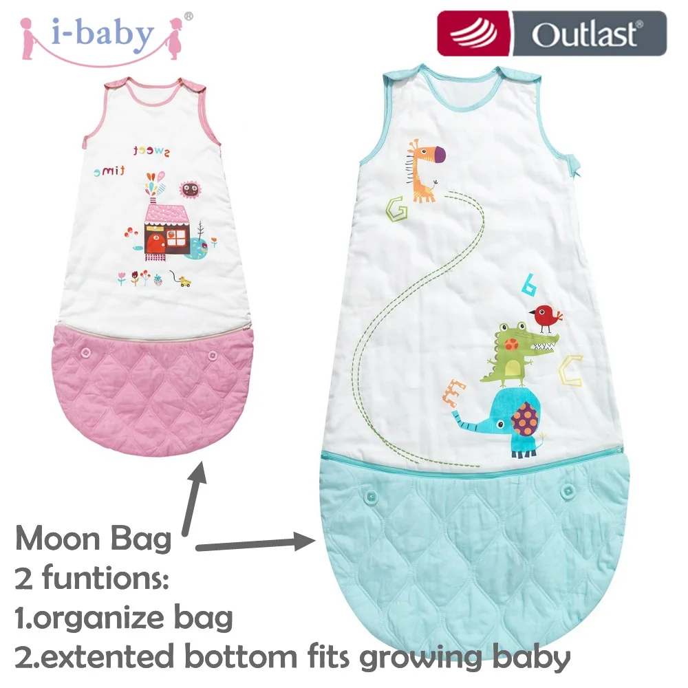 

i-baby Baby Bedding Baby Sleeping Bag Newborn Swaddling Printed Sleepsack Infant Sleeping Bag Sweet Time Boys Girls