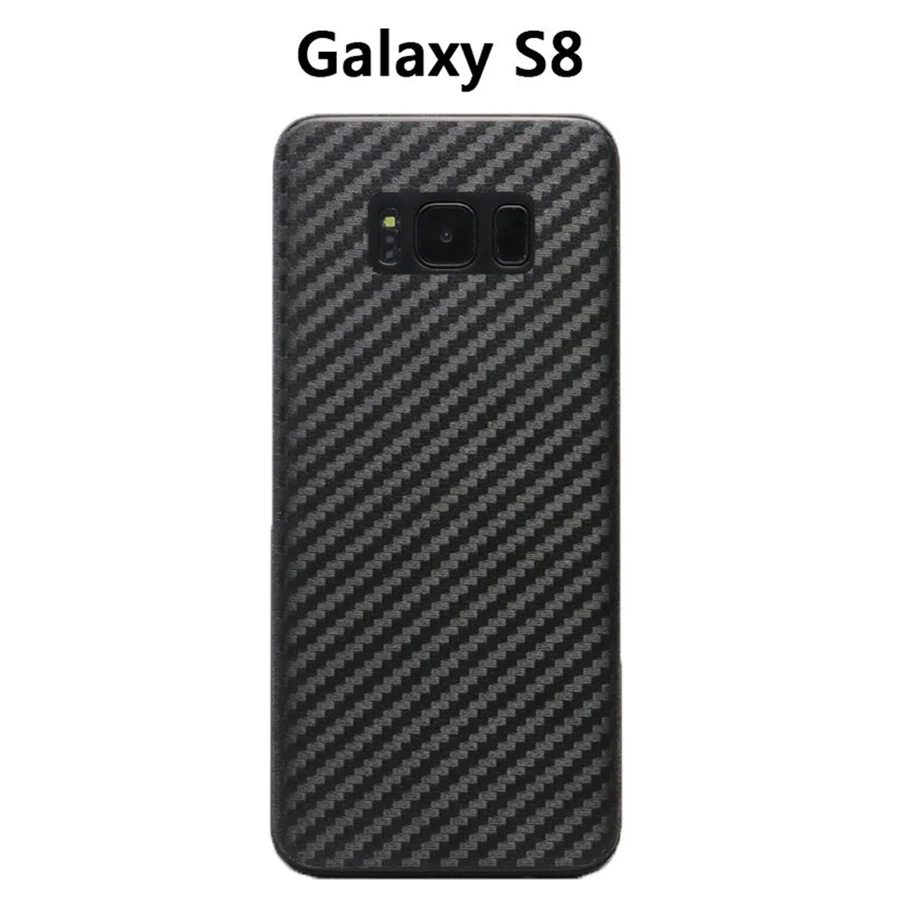 5 шт./лот chence 3D ясно углеродного волокна задняя защитная пленка для Samsung Galaxy S8 плюс