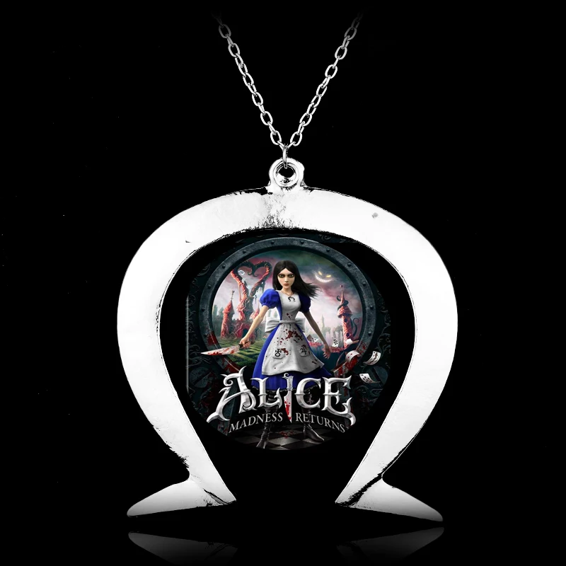 PS3 Xbox PC Games Jewelry Alice the Madness Returns Inspired Horseshoe