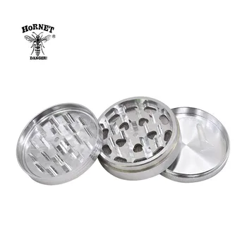 

HORNET Premium Aluminum Metal Herb Grinder 75 MM 3 Layers Tobacco Grinder With Sharp Diamond Teeth Herbal Crusher Smoking Miller