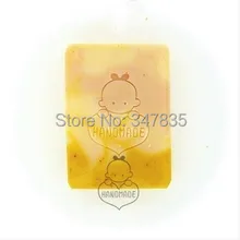 Детский рисунок Мини diy мыло штамп печать с ручкой 34*45 мм(na039