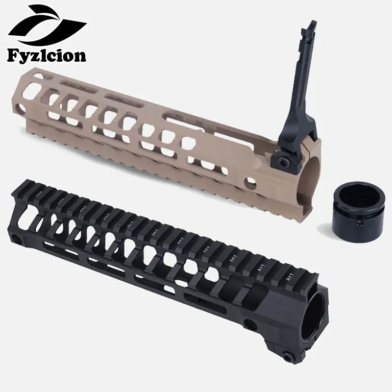 

Hunting M4 .556 Rifle CNC Picatinny Rail Slim Style 9Inch QD M-LOK Free Float Handguard With Barrel Nut