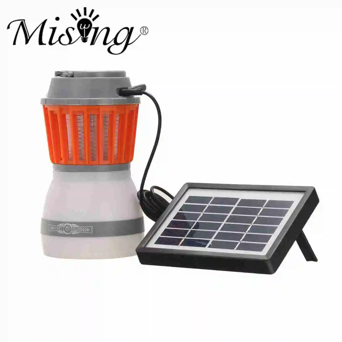 

1 set 5V ABS Solar Panel USB Charging Mosquito Killer Lamp LED Light Camping Light Dimmable Portable